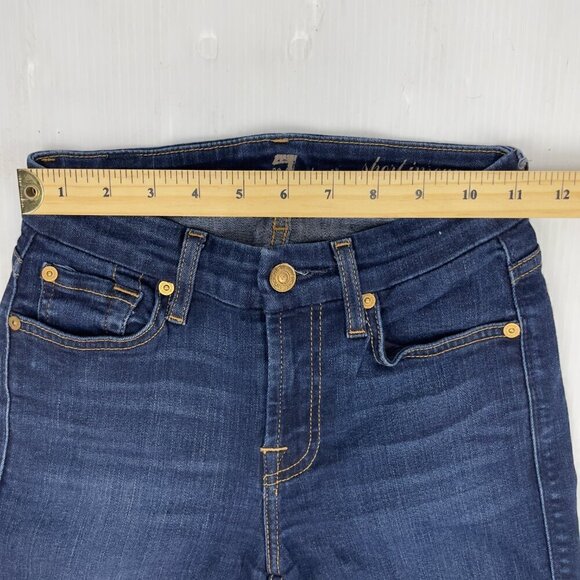 7 FOR ALL MAN KIND KARAH Bootcut Short inseam size 24 - Picture 4 of 10